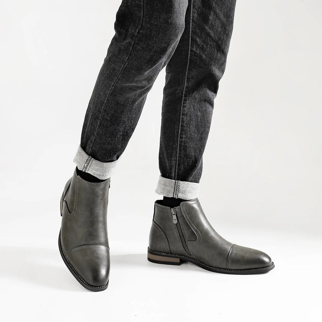 Botas Chelsea em pele