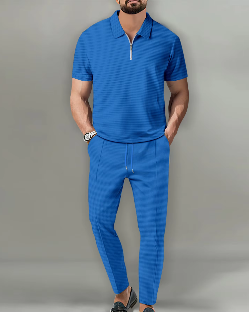 Conjunto pólo com fecho de 2 peças
