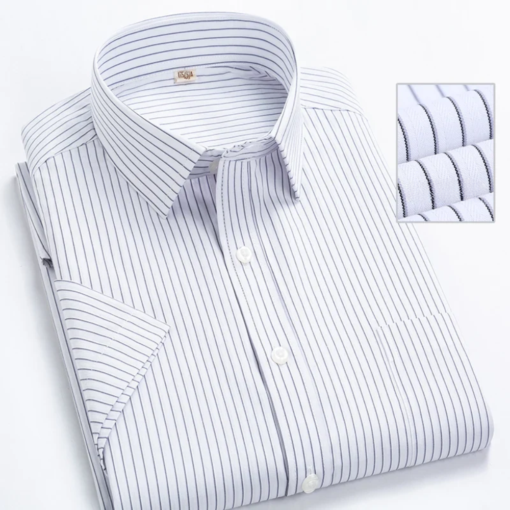 Camisa de negócios de manga curta
