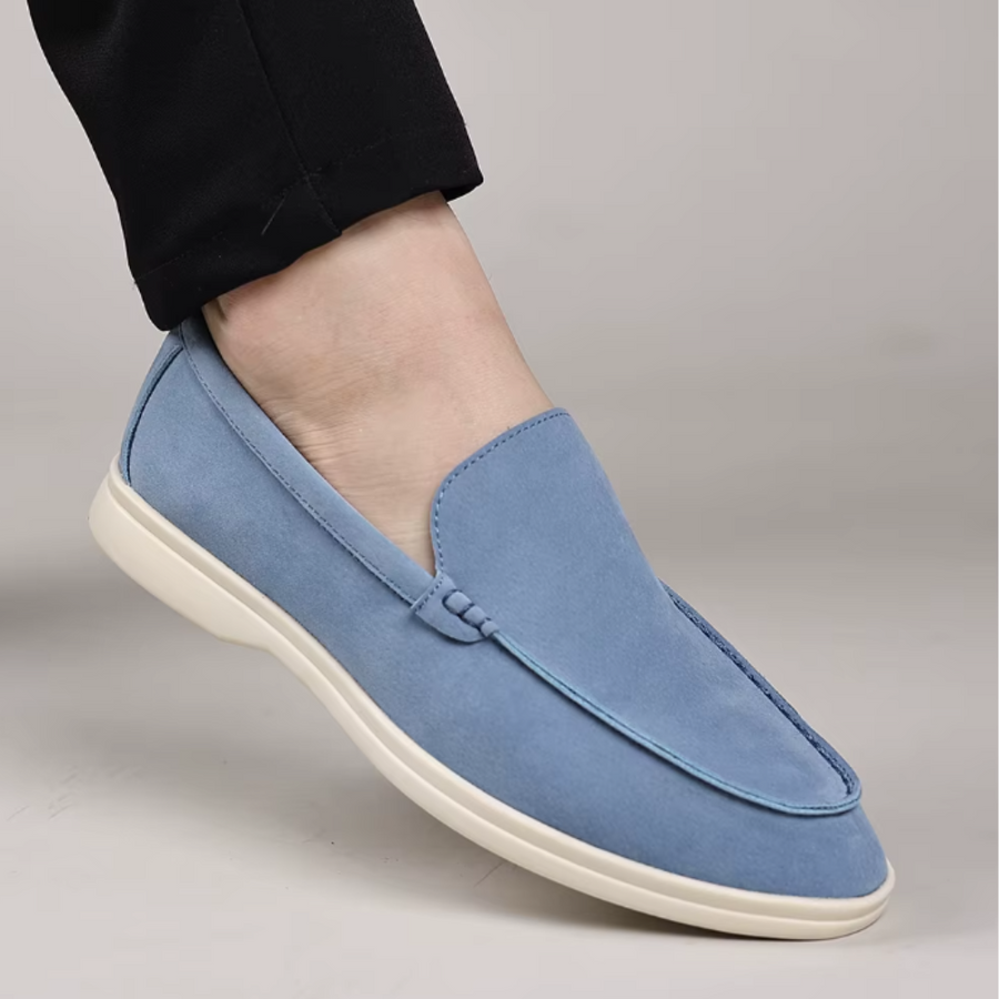 Mocassins clássicos de camurça