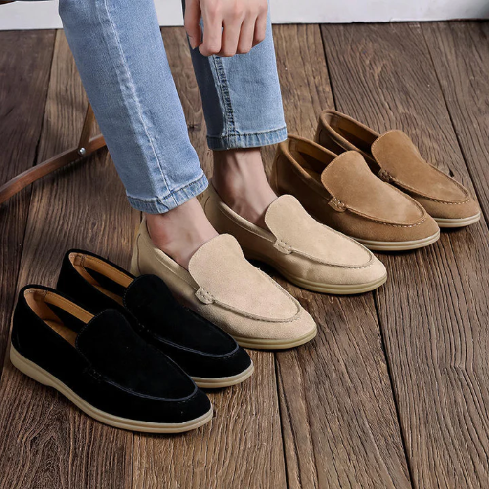 Mocassins de camurça premium