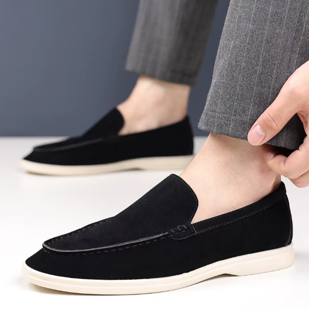 Mocassins de camurça de luxo