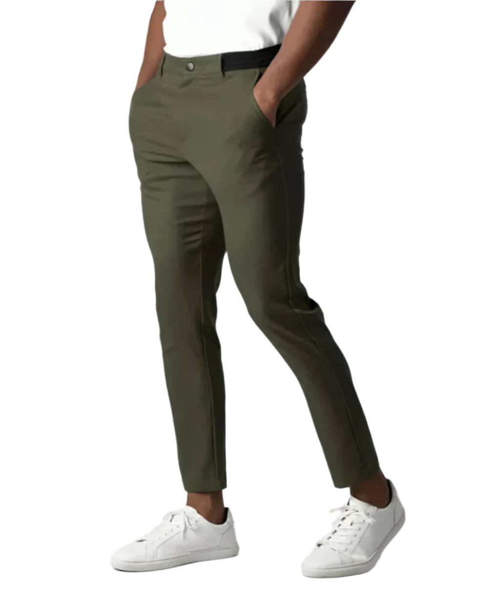 Calças de algodão Elio Stretch