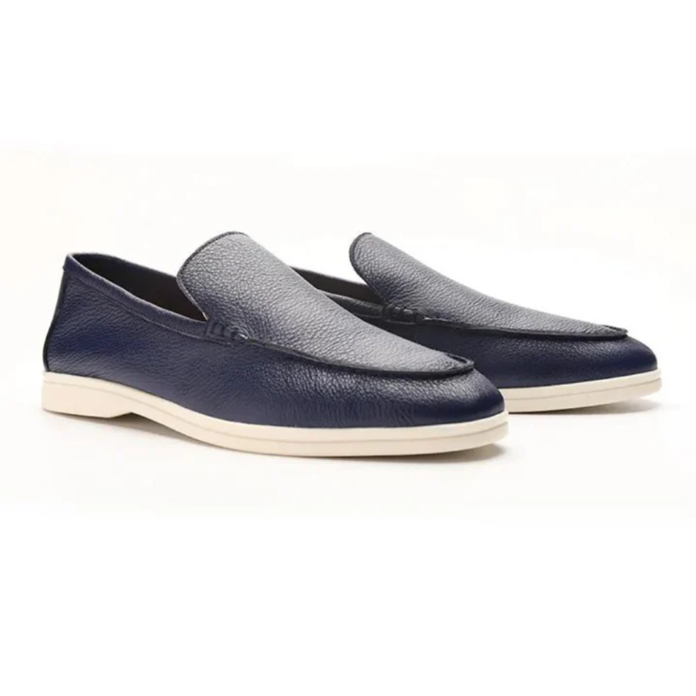 Mocassins em pele de vaca