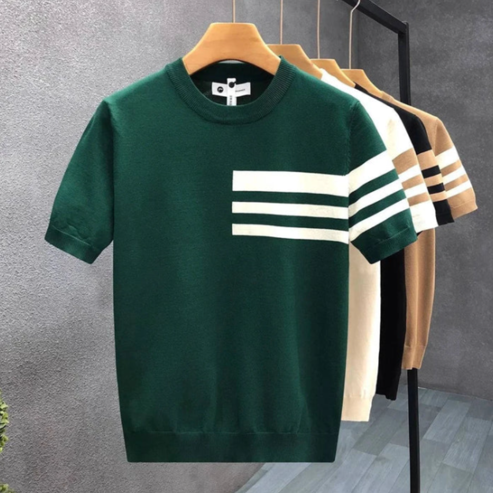 Gola redonda elegante