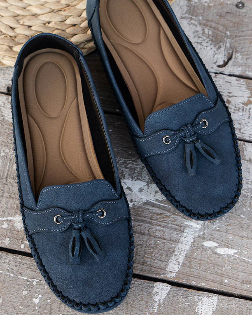 Mocassins macios e confortáveis