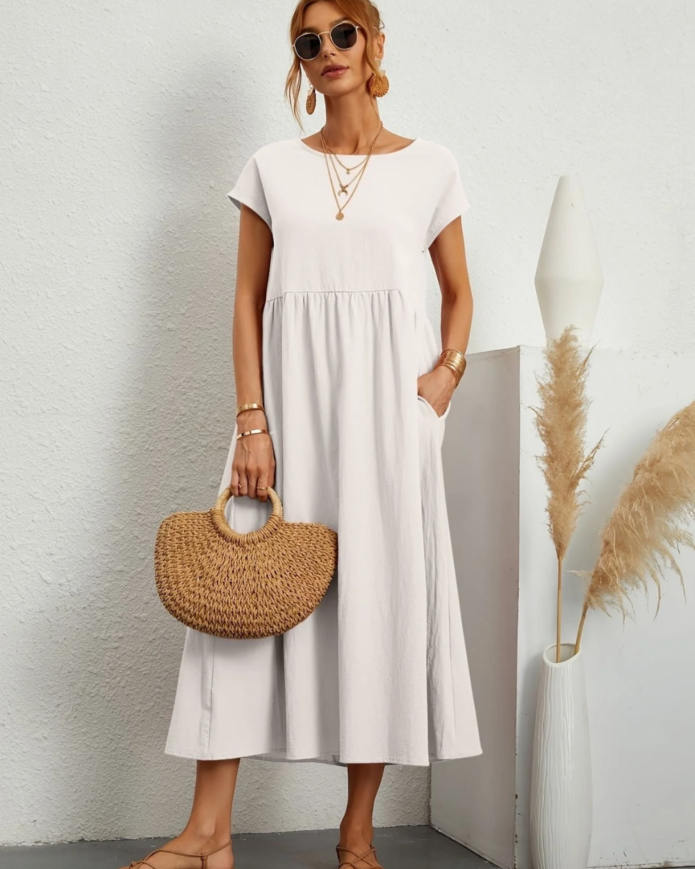 Vestido de mulher elegante