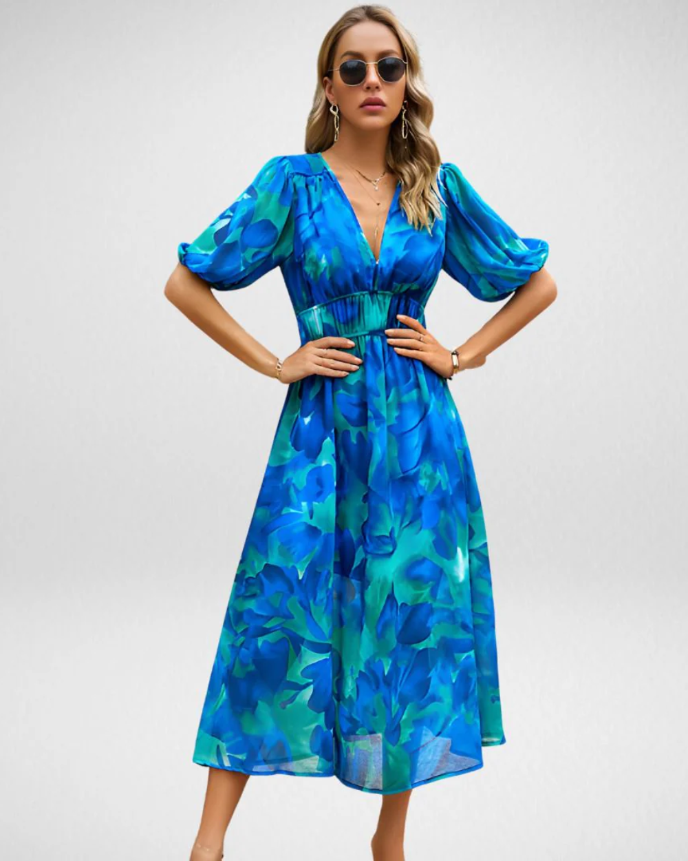 Vestido comprido elegante Veneza