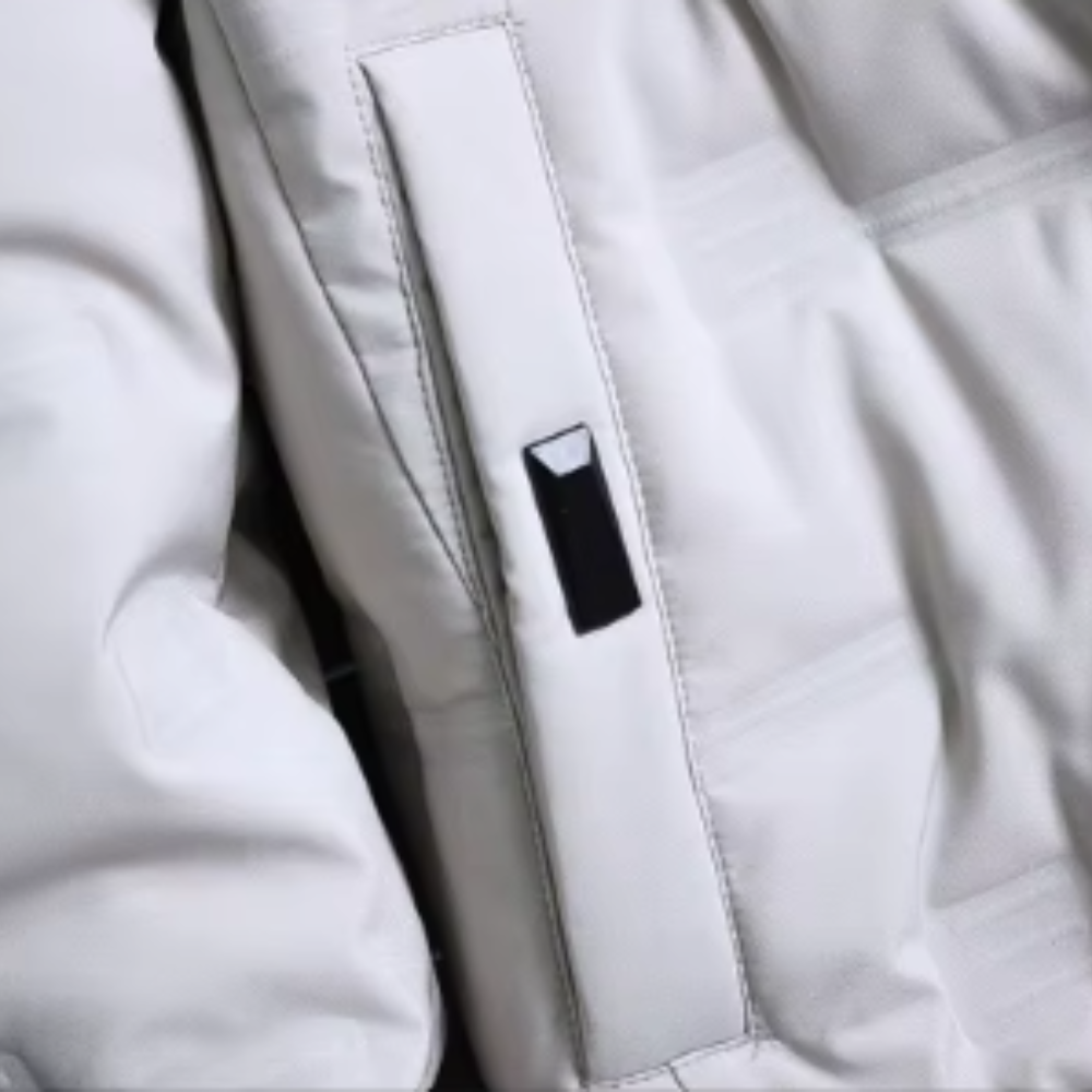 Casaco Puffer elegante para homem