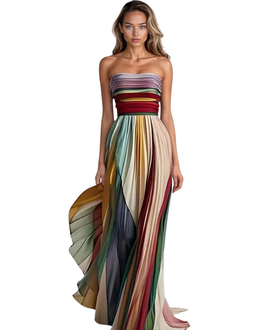 Vestido elegante sem mangas