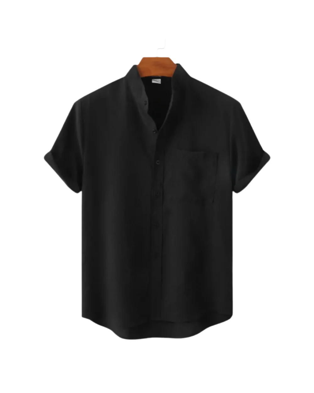 Camisa de linho de manga curta Venetië