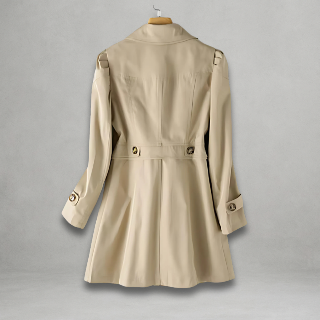 Gabardina elegante para mulher