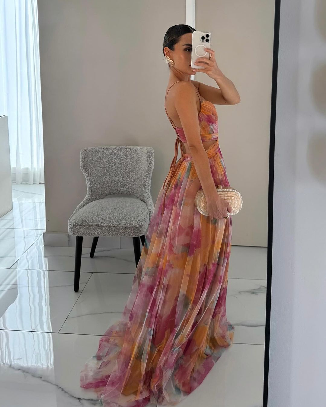 Vestido comprido elegante