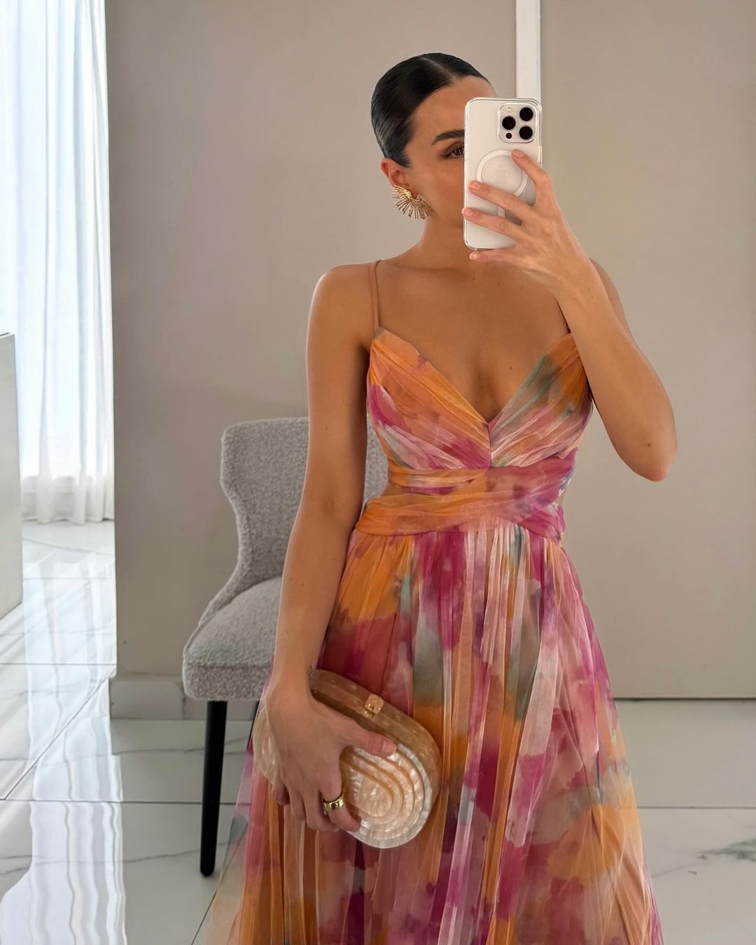 Vestido comprido elegante