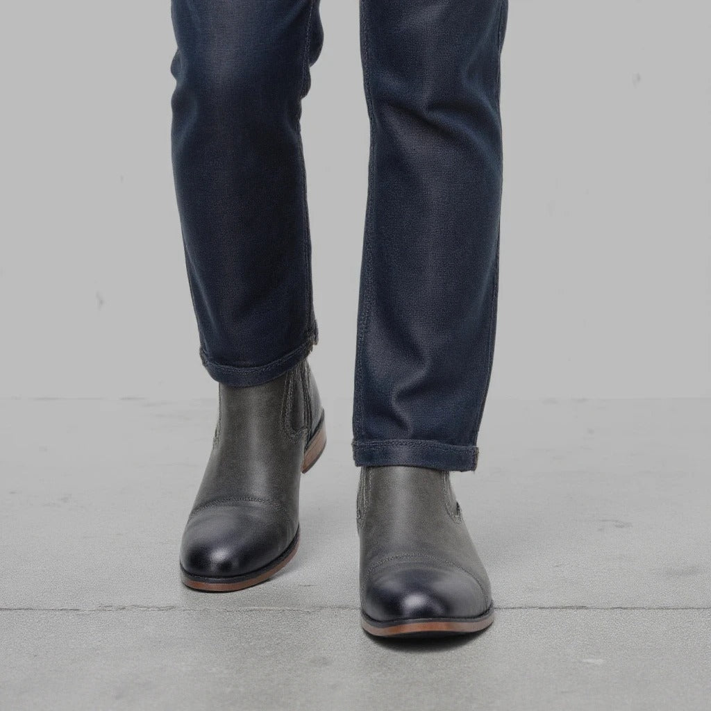 Botas Chelsea em pele