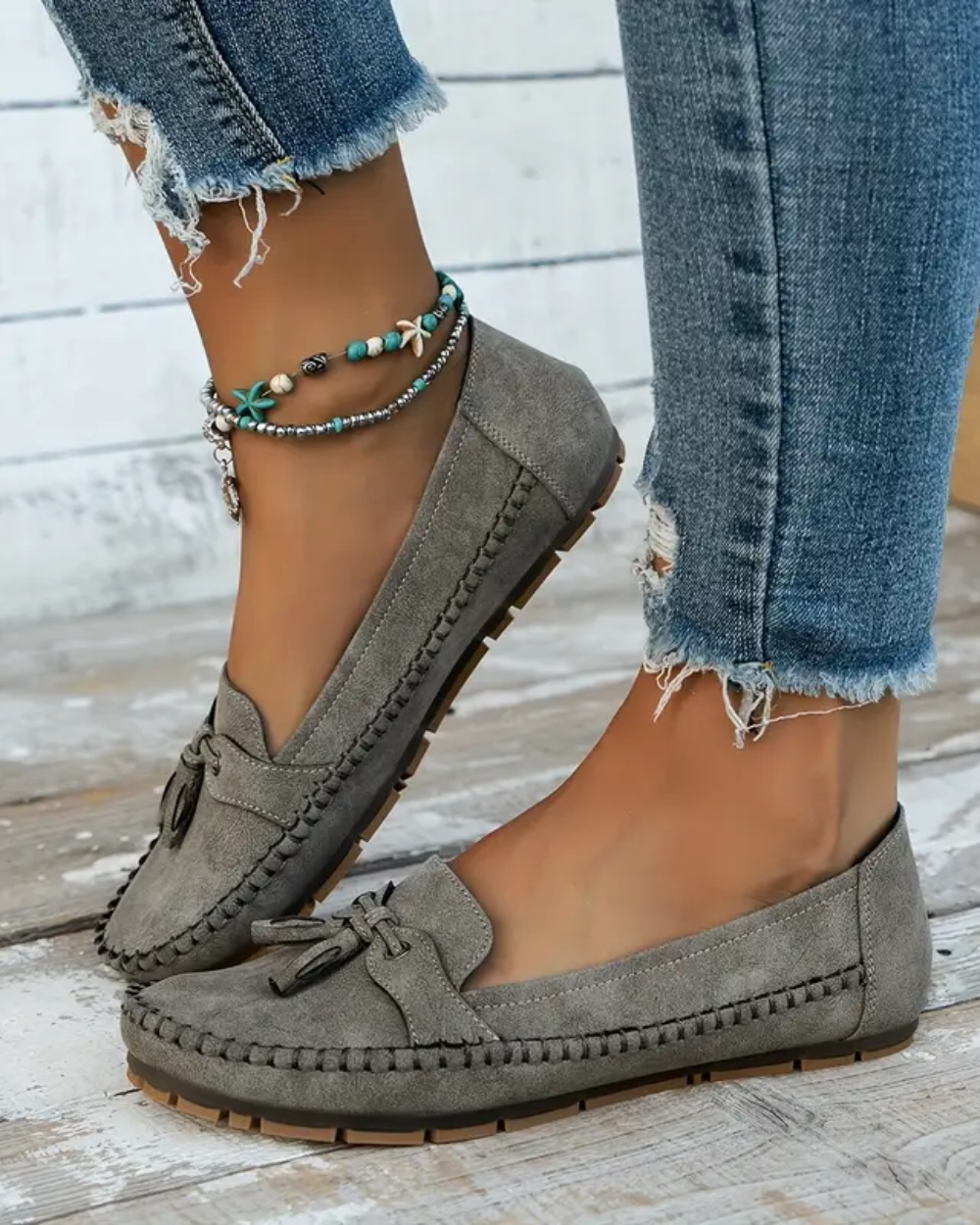 Mocassins macios e confortáveis