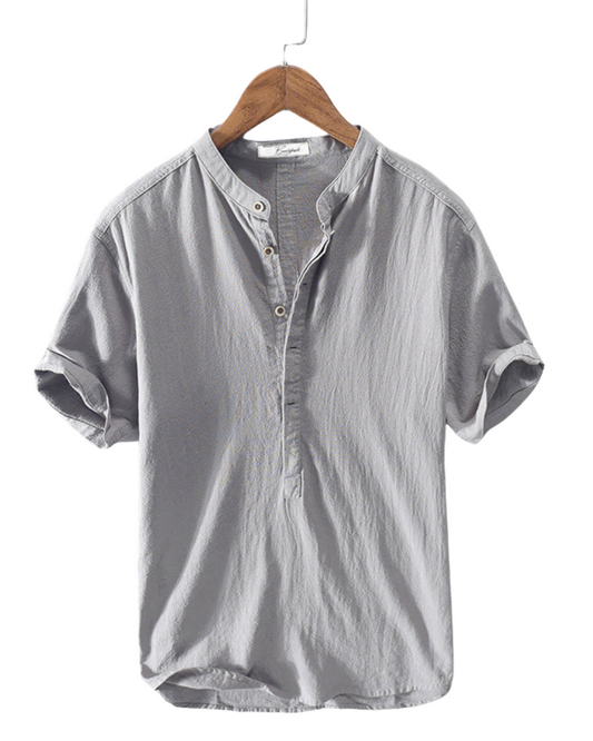 Camisa de linho de Singapura