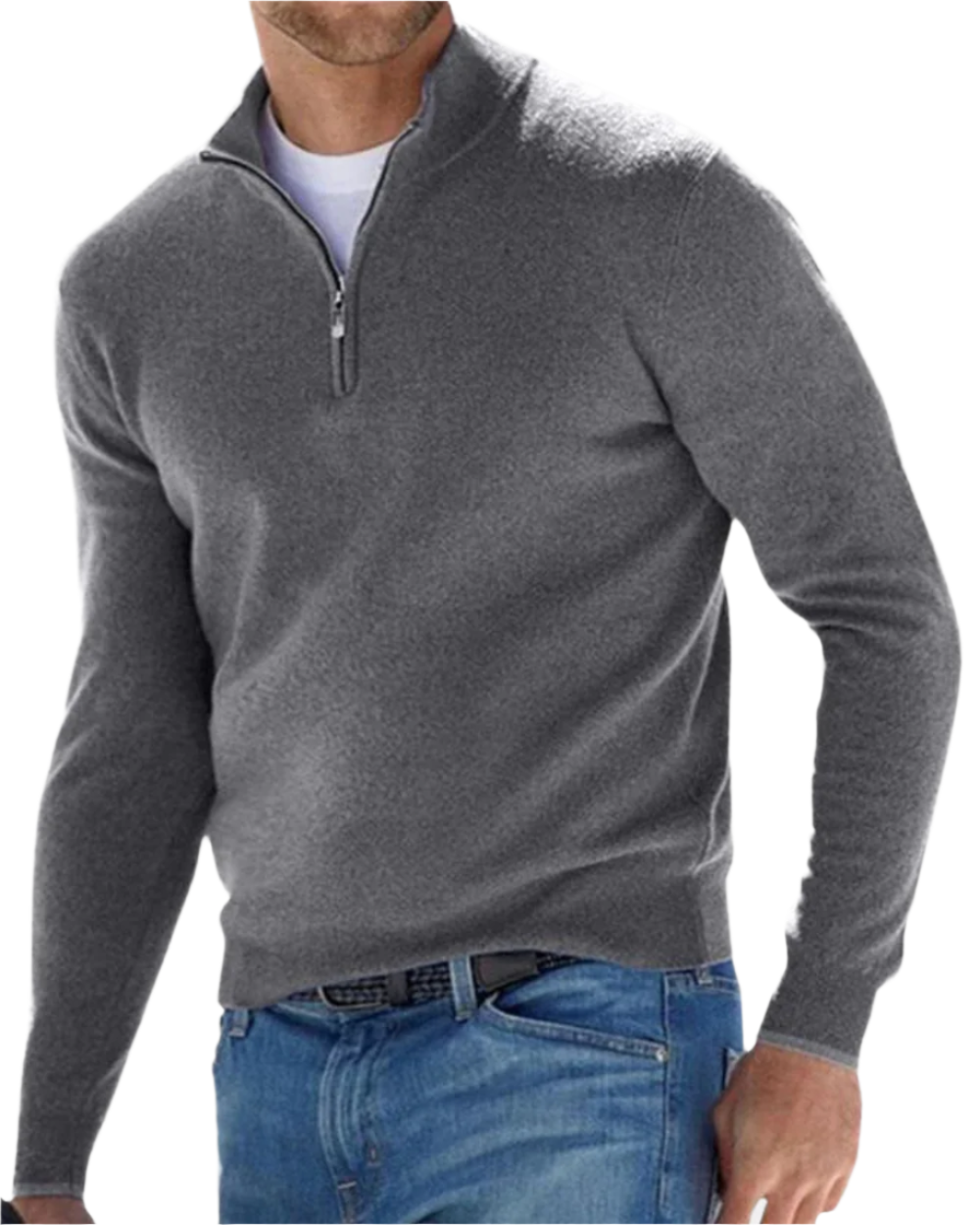 Camisola com fecho de correr Davide