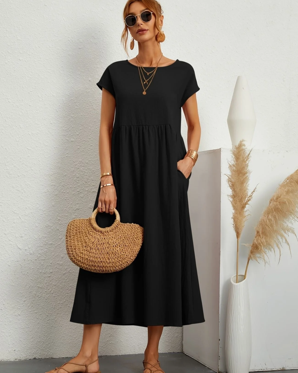 Vestido de mulher elegante