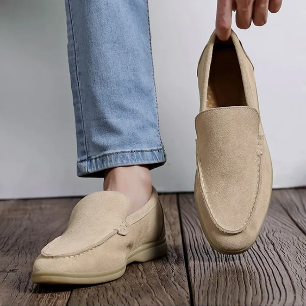 Mocassins de camurça premium