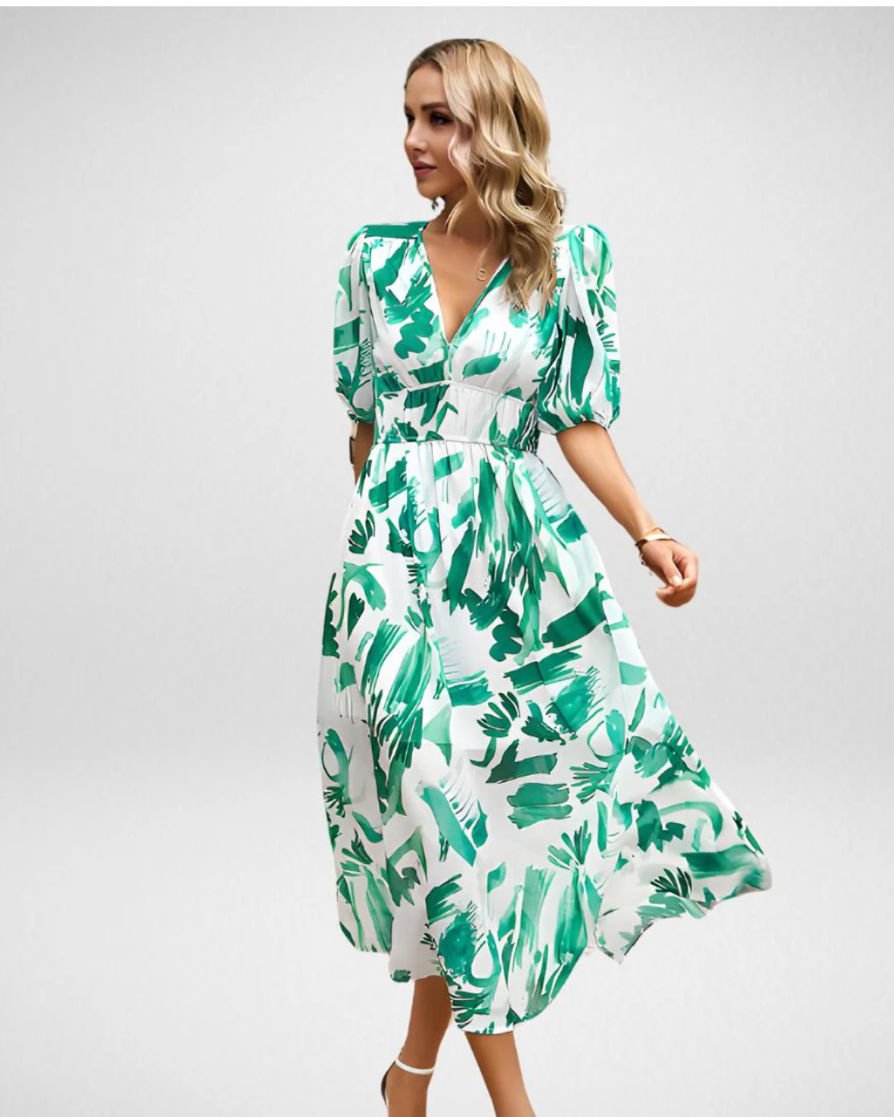 Vestido comprido elegante Veneza
