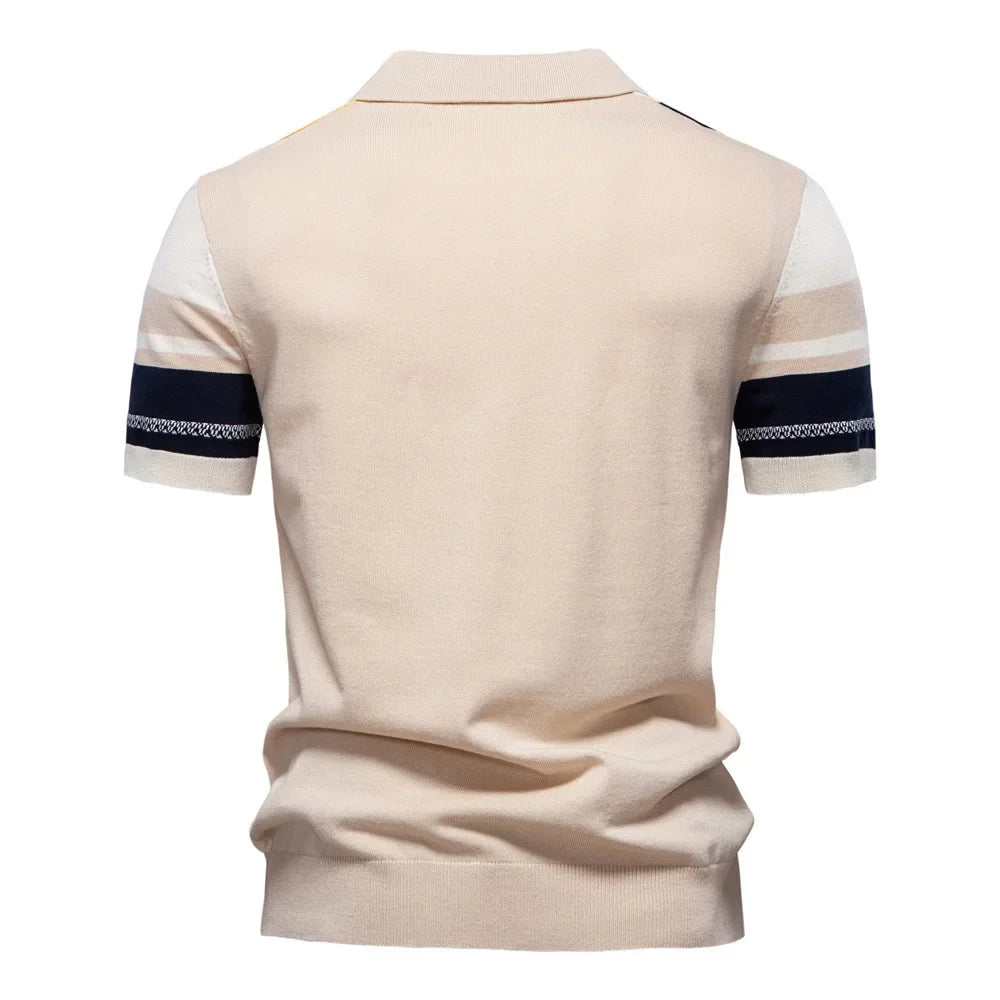 Camisa pólo de malha