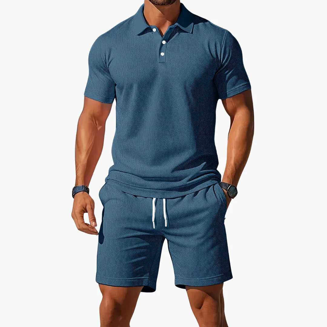 Conjunto de camisas pólo de verão