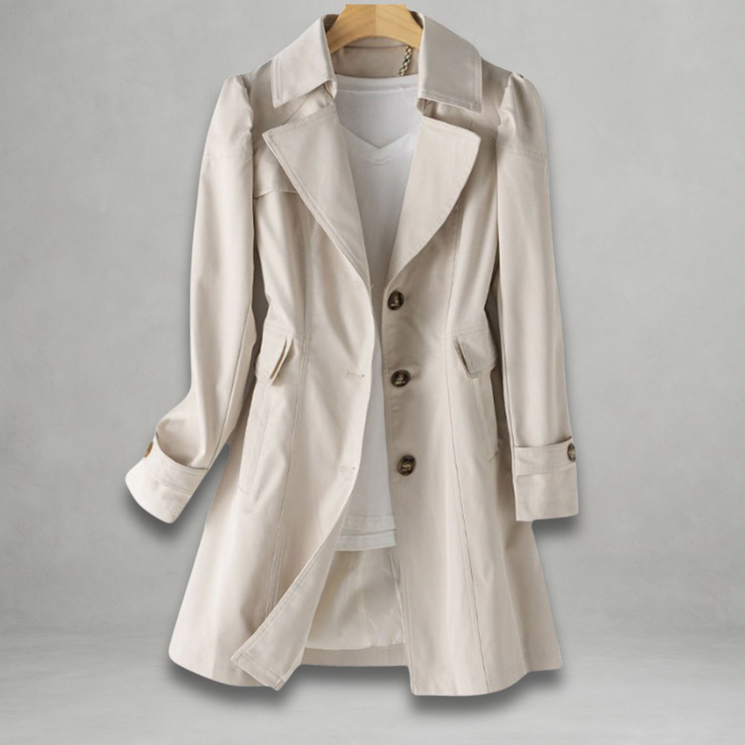 Gabardina elegante para mulher