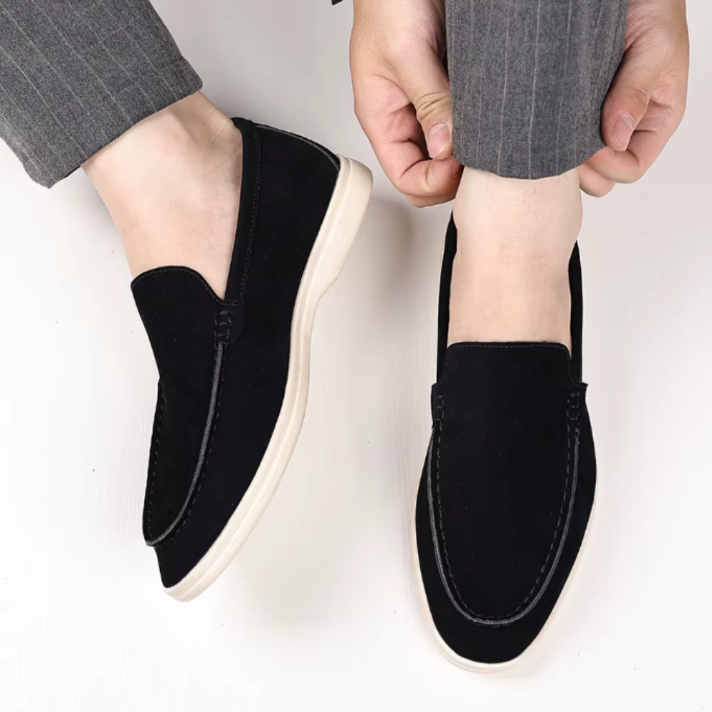 Mocassins de camurça de luxo