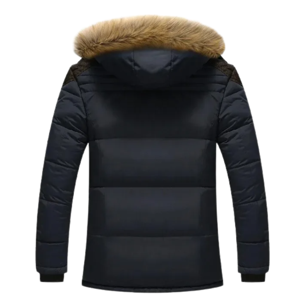 Casaco de inverno elegante e acolchoado