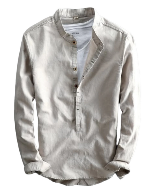 Camisa de linho premium