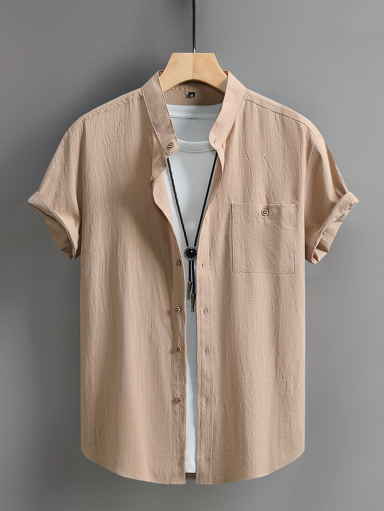 Camisa casual de manga curta