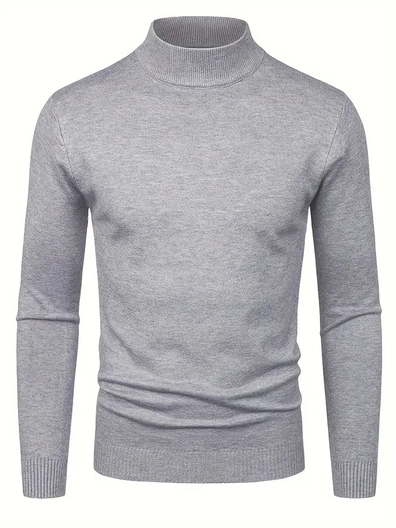 Camisola de gola alta elegante