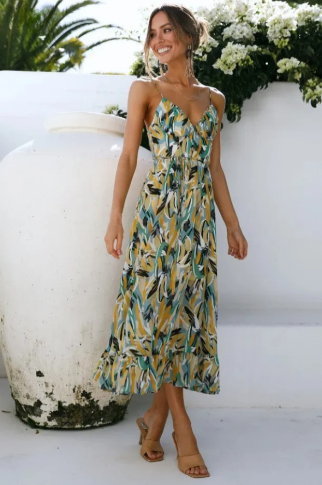 Vestido midi elegante