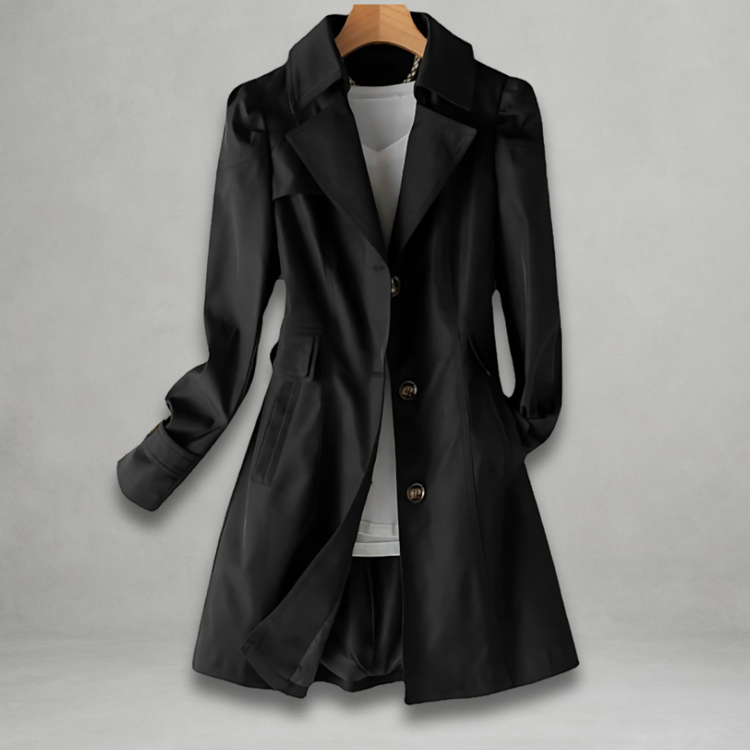 Gabardina elegante para mulher