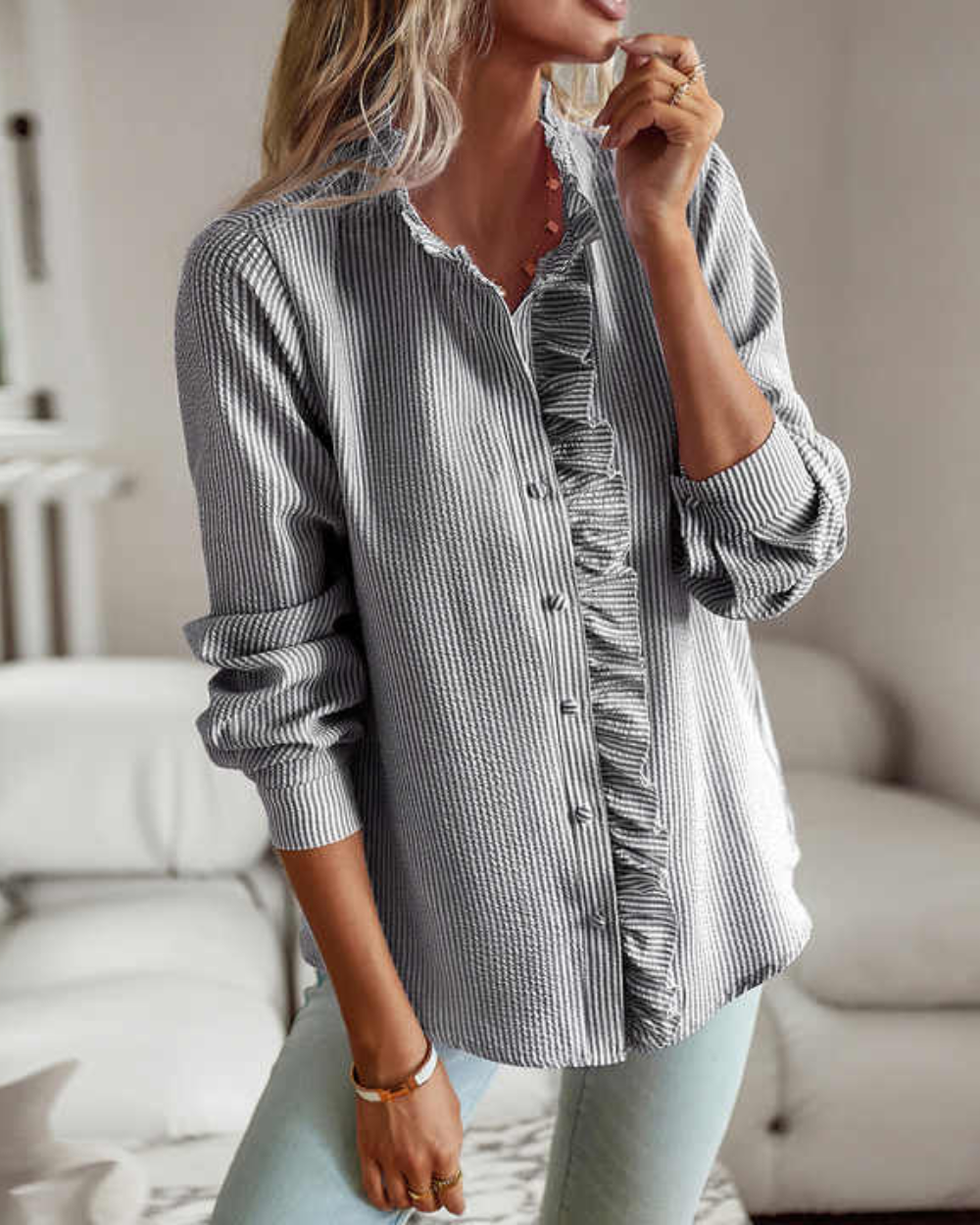 Blusa elegante para mulher