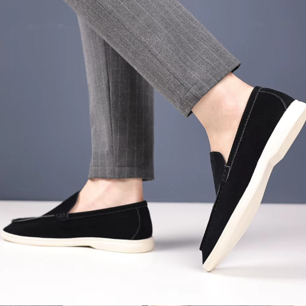 Mocassins de camurça de luxo