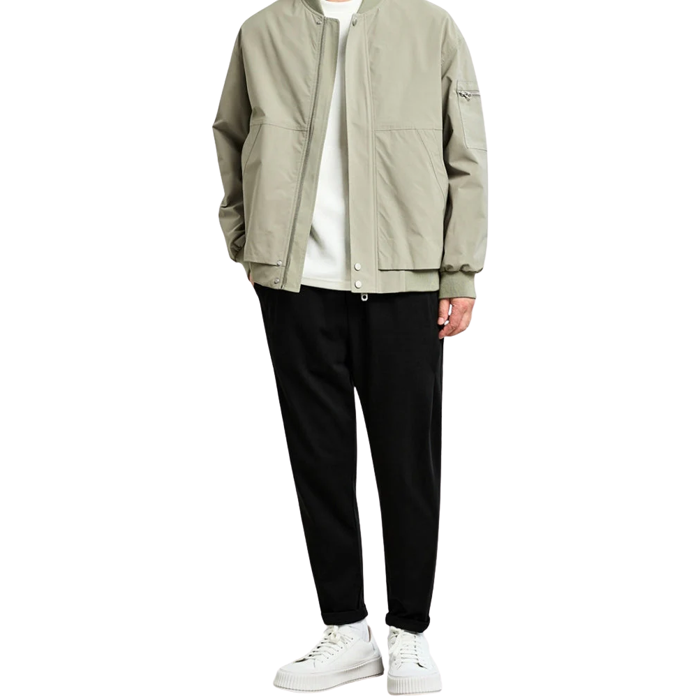 Casaco de bombardeiro elegante