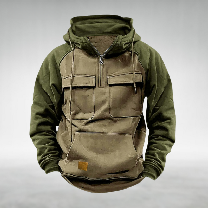 Camisola com capuz elegante