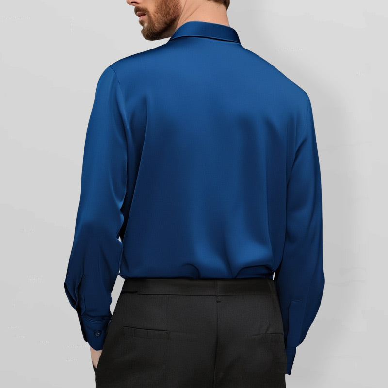Camisa elástica sem rugas