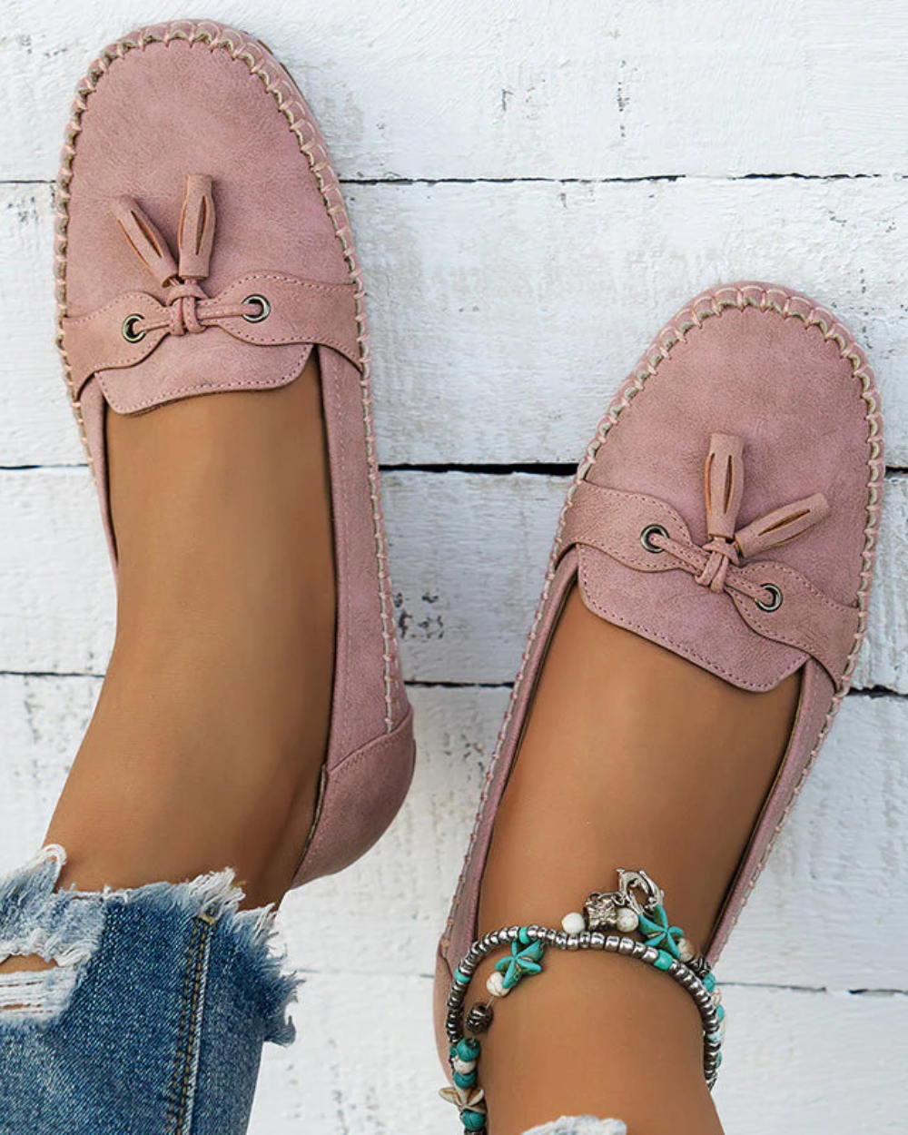 Mocassins macios e confortáveis