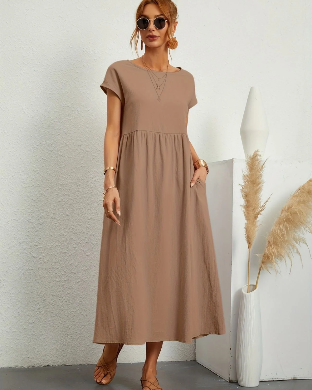 Vestido de mulher elegante