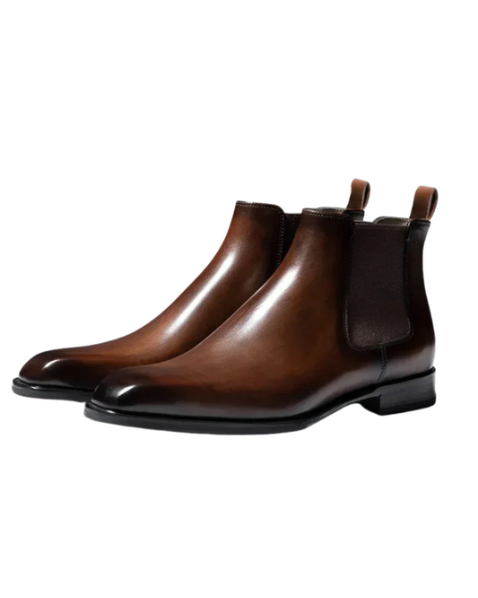 Botas Chelsea em pele Percival