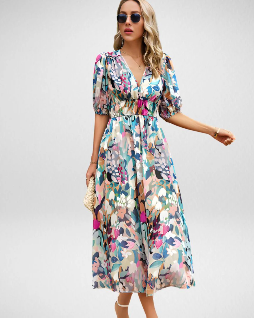Vestido comprido elegante Veneza