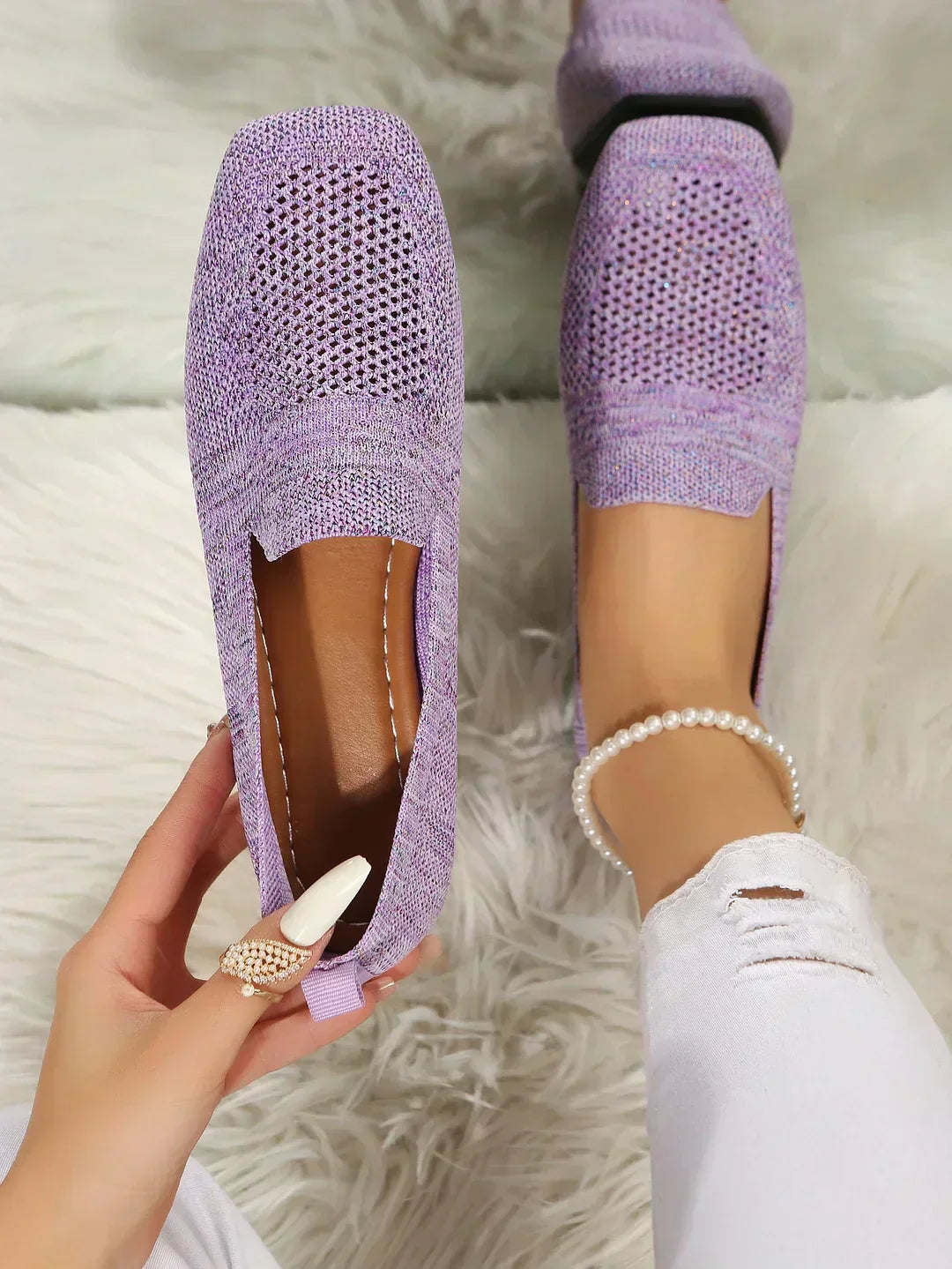 Mocassins elegantes para mulher