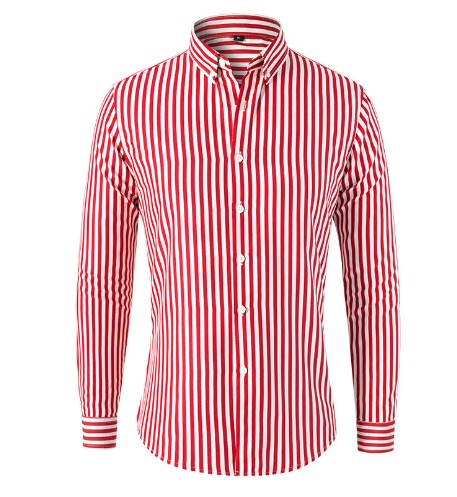 Camisa de riscas elegante