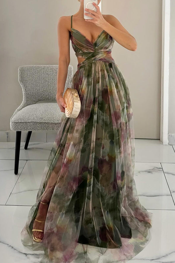 Vestido comprido elegante
