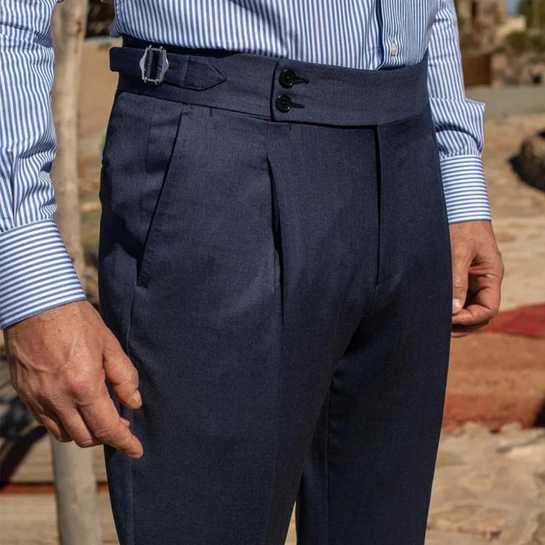 Pantalona de linho Gold Coast