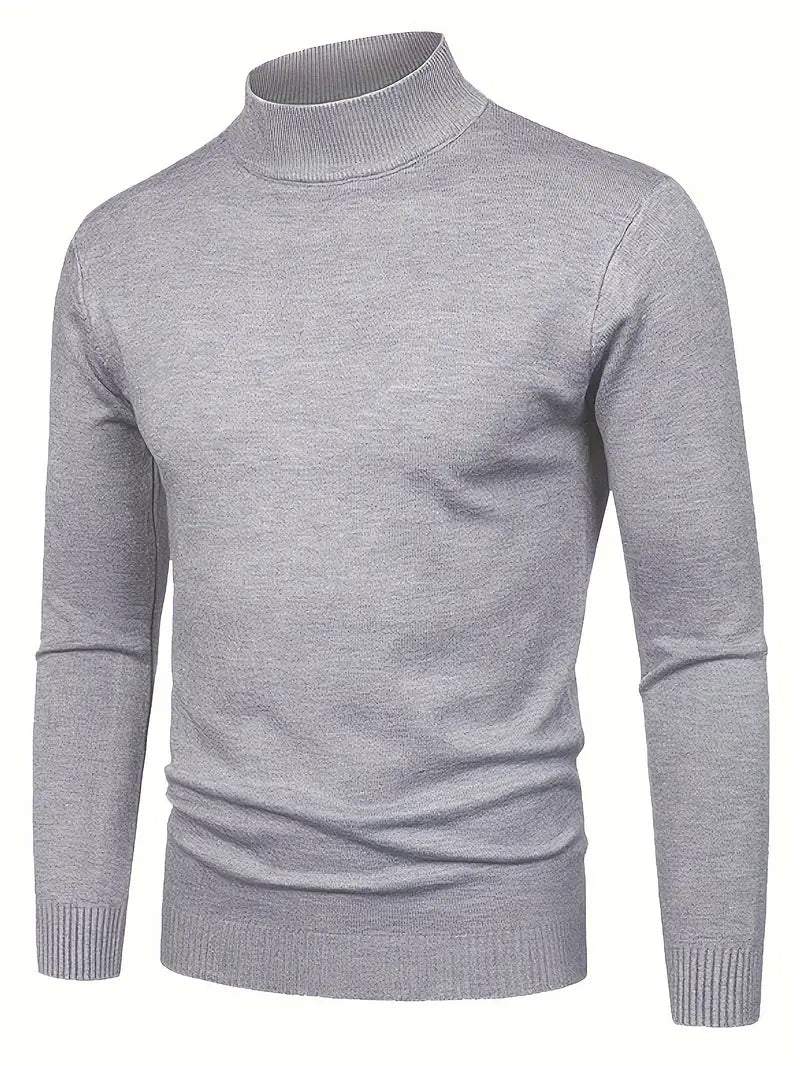 Camisola de gola alta elegante