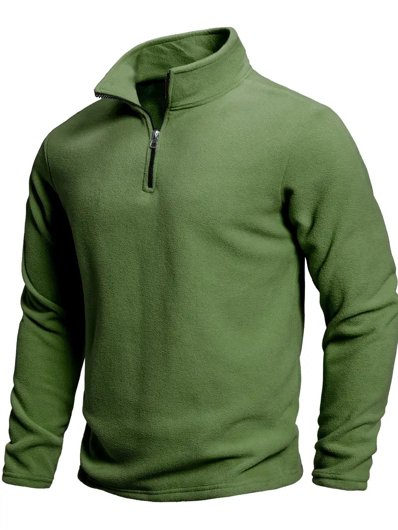 Camisola de manga comprida com fecho